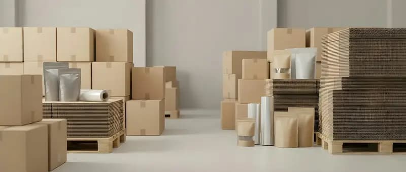 Cardboard boxes and packaging supplies