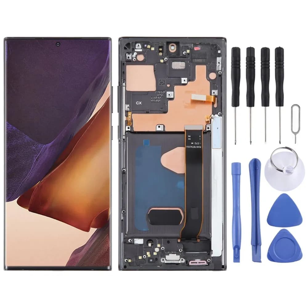 Samsung Galaxy Note 20 Ultra OLED Screen with Frame and Tools Kit
