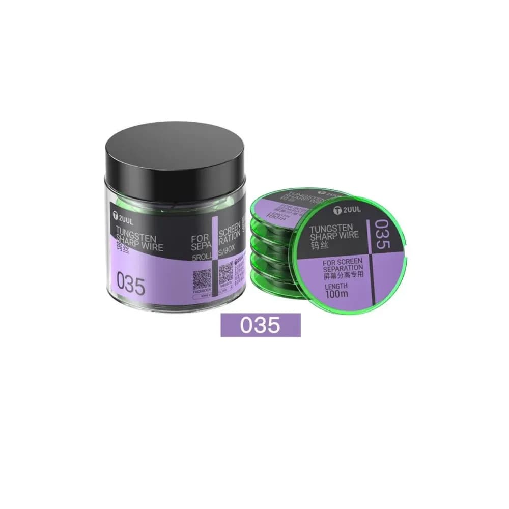 2UUL WS-035 Tungsten Sharp Wire for Screen Separation 0.035*100M