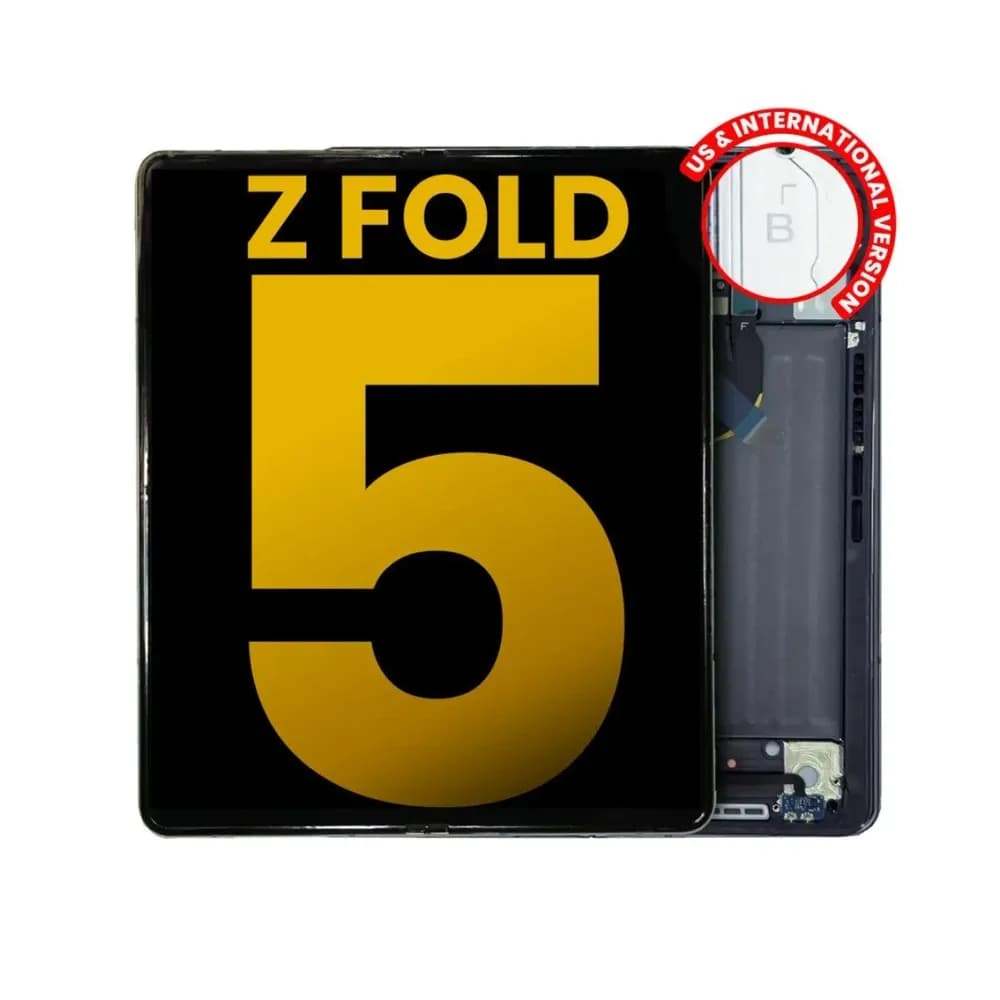 Samsung Galaxy Z Fold 5 5G Inner OLED Assembly with Frame (US & International), phantom black