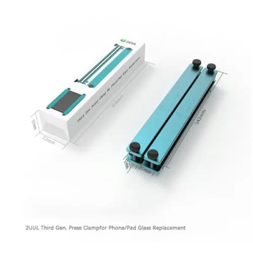 2UUL DA02 Third Gen. Oversize Press Clamp for Phone Pad Glass