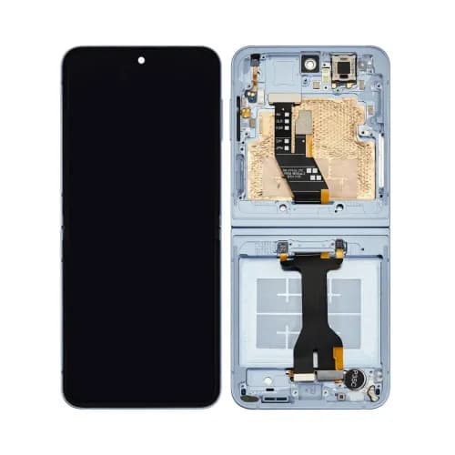 Samsung Galaxy Z Flip 6 (F741) Inner OLED Assembly with Frame, blue