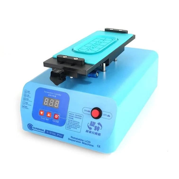 SUNSHINE S-918L Pro 360° Rotary Screen Separator, 8.5-inch, Vacuum + Heating